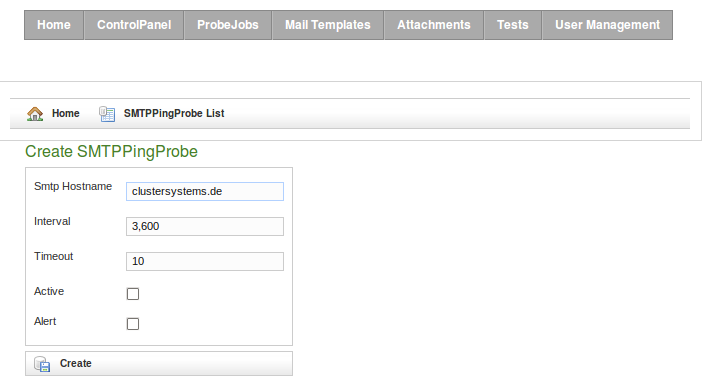 New STMPPingProbe